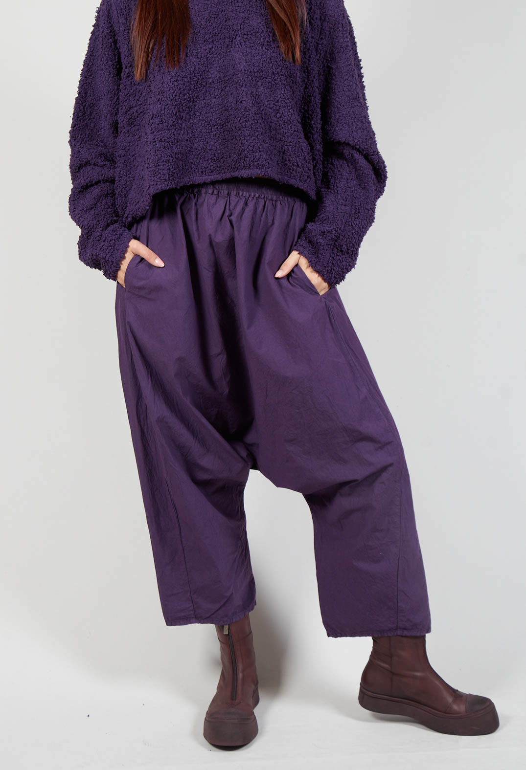 Zaunetz Trousers in Eisenbahn Purple