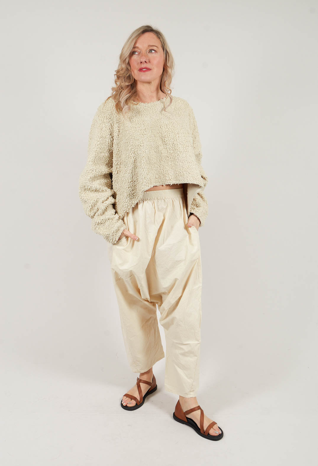 Zaunetz Trousers in Stroh