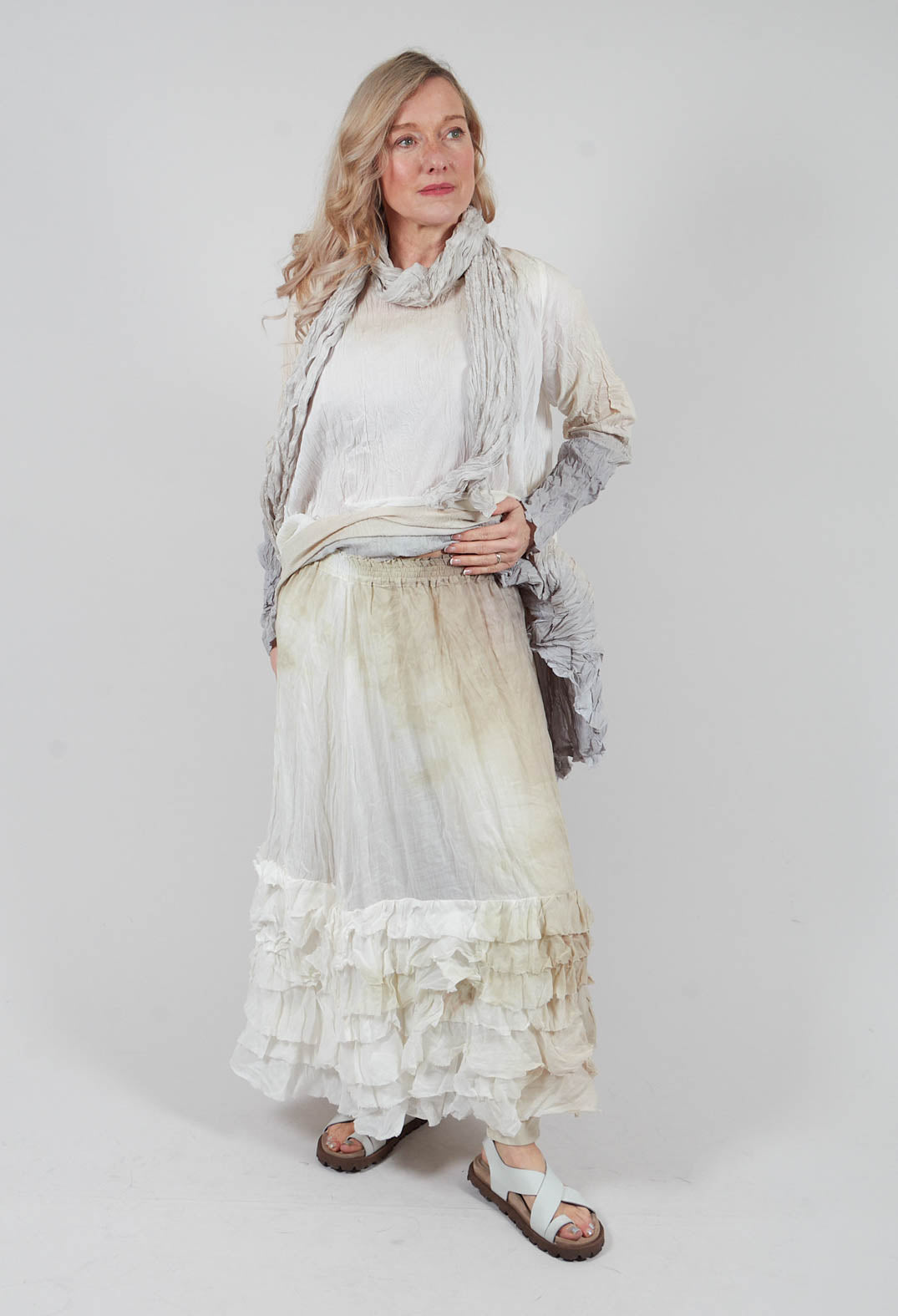 Zentralkna Skirt in Stroh