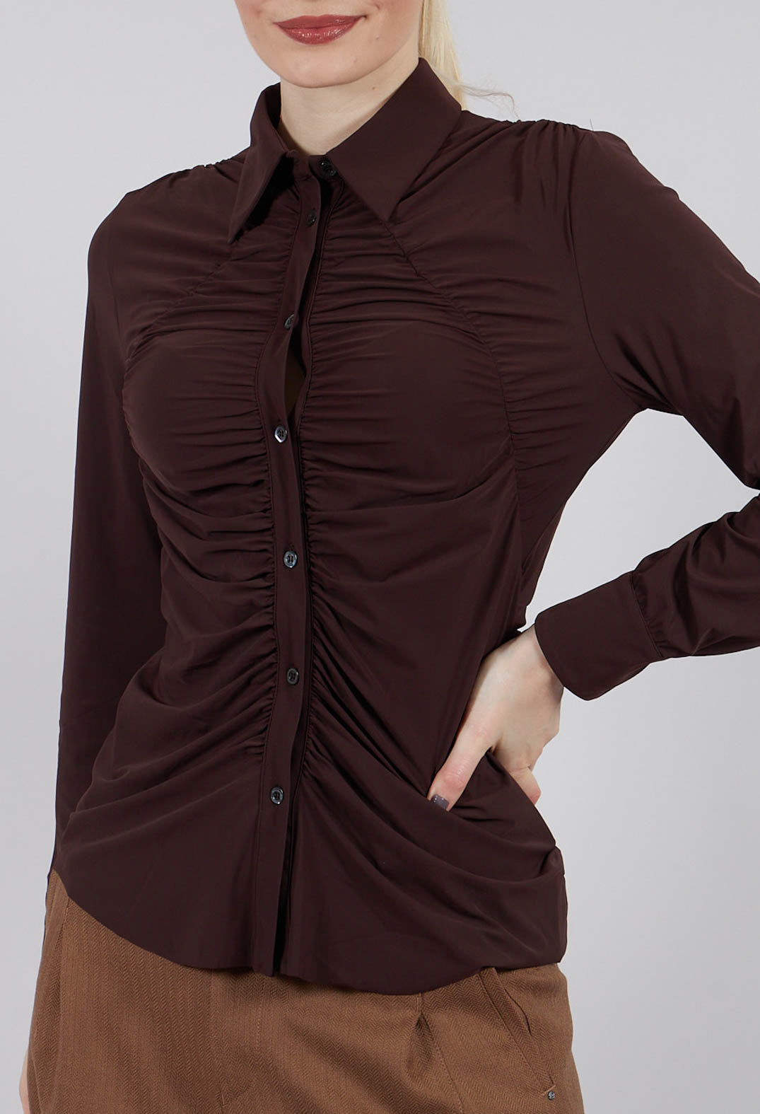 Tether Shirt in Brown