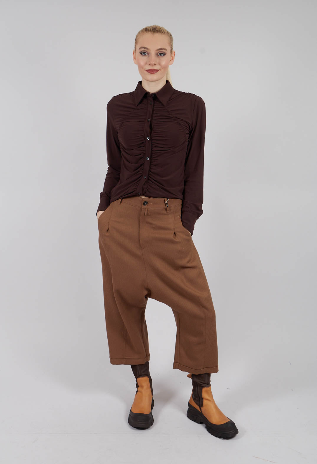 Sherbet Trousers in Brown