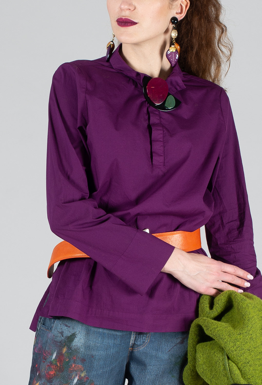 Tica Blouse in Violet