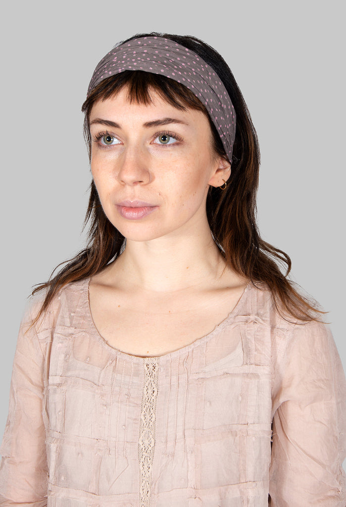 Fabric Headband in Pois