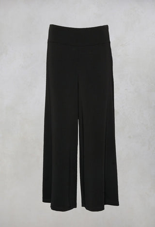 Loose Fit Trousers in Black