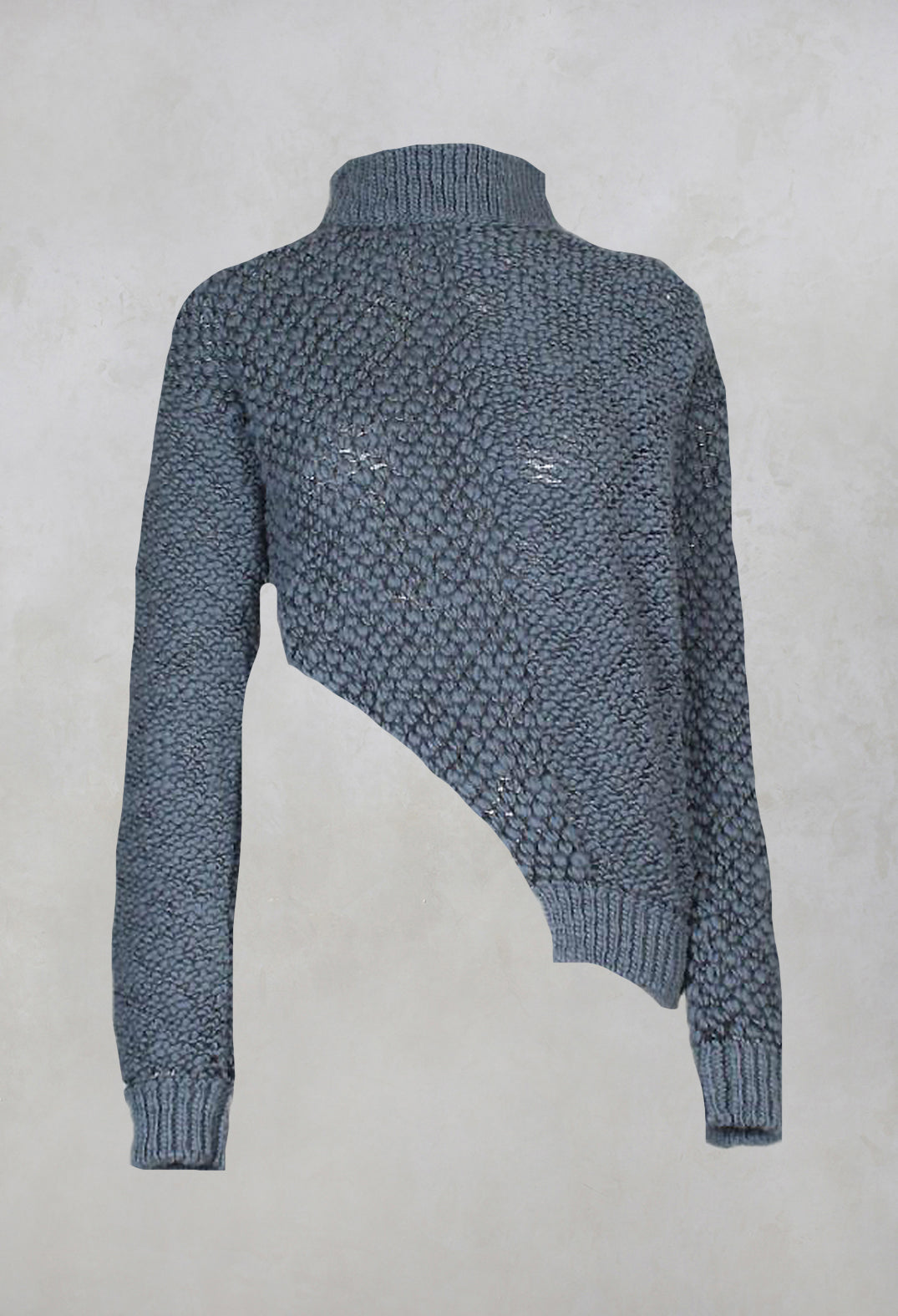 Tricot Cimabue Relaxed Fit High Neck Jumper in Seruleo