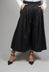 Tailored Wide Leg Culottes in Black