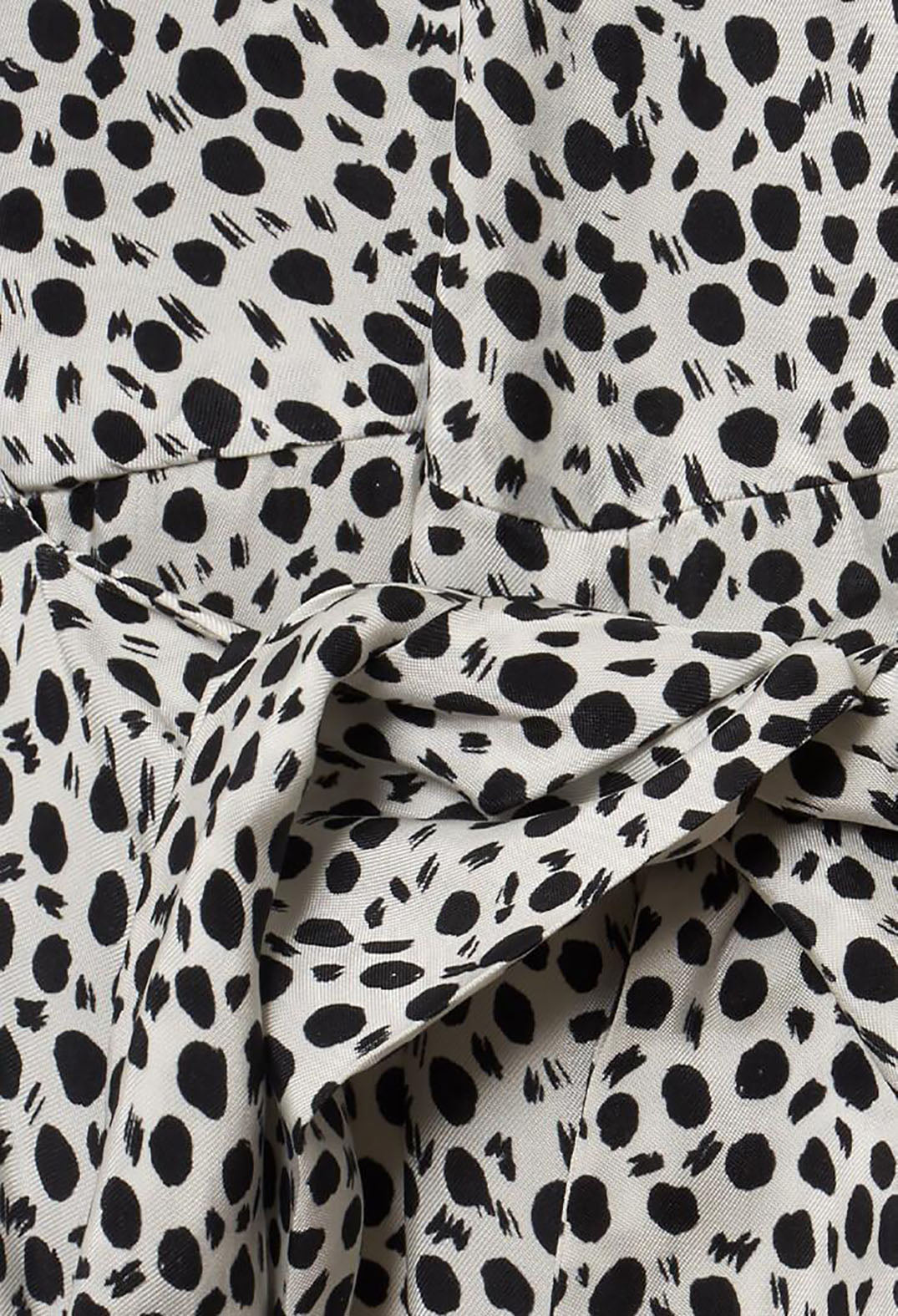 Dalmatian Print Jumpsuit in Black / White