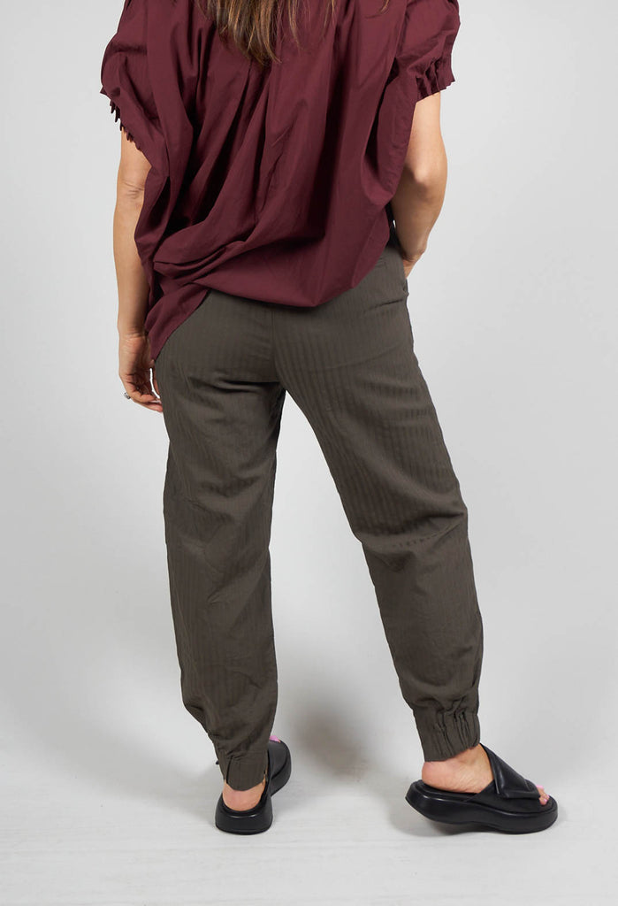 Slouch Jogger Style Trousers in Japanese Army