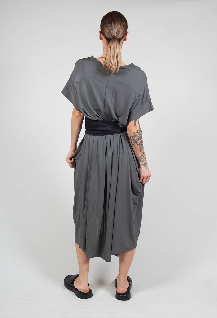 Hankercheif Dress in Toyger Argilla