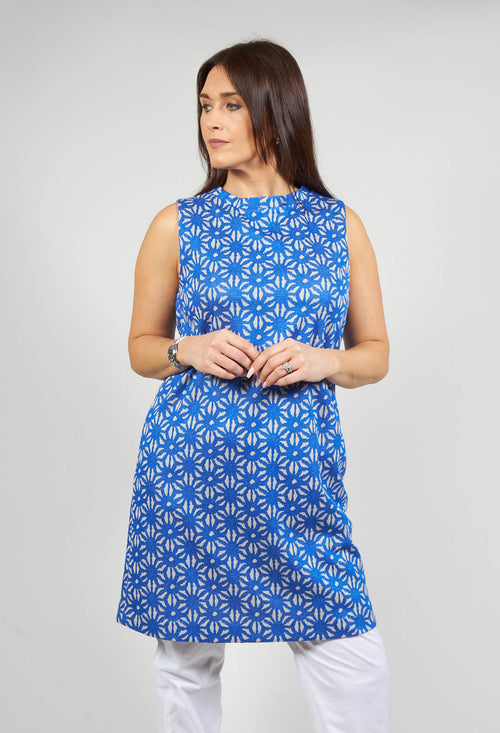 Sleeveless Printed Midi Dress