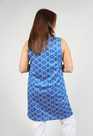 Sleeveless Printed Midi Dress