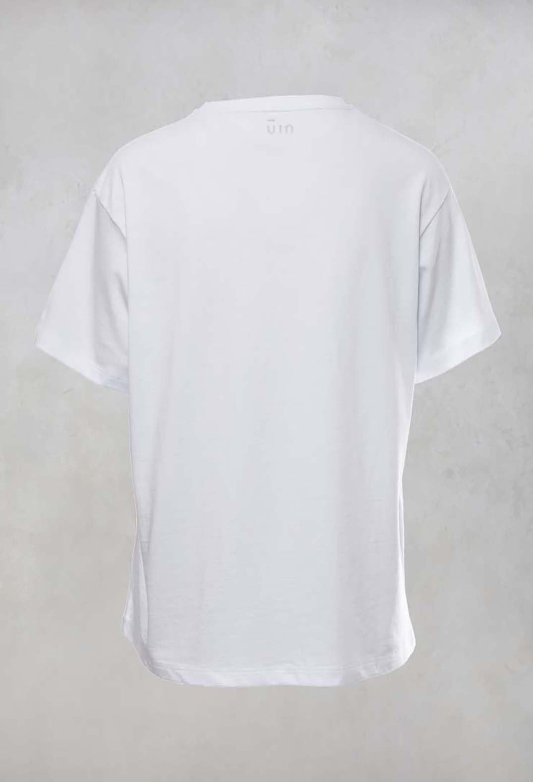 Applique T Shirt in White