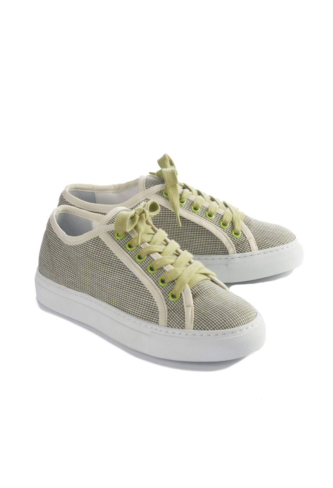 Lace Up Sneakers in Alga