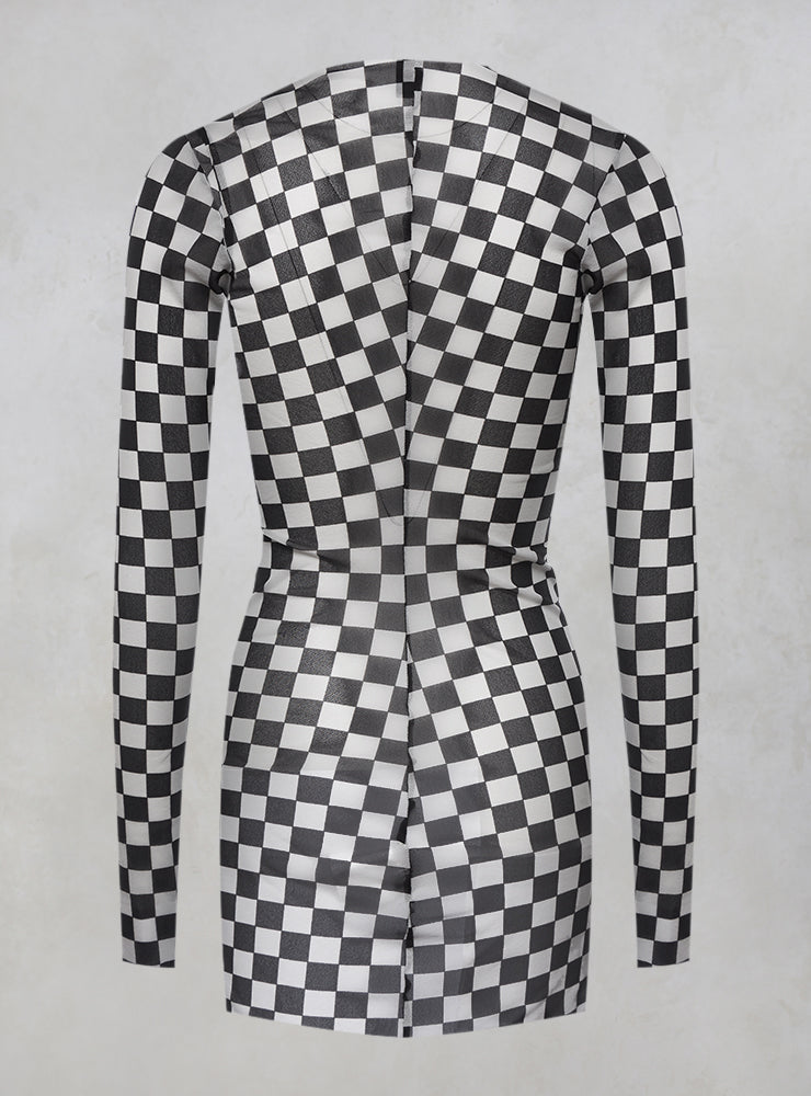 Sheer Stretchy Long Sleeved Top in Design 7