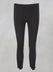 Ribbed Leggings with Raw Hem in Carbon