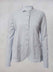 Button Up Jacket with Ruffle Back in Grey Print