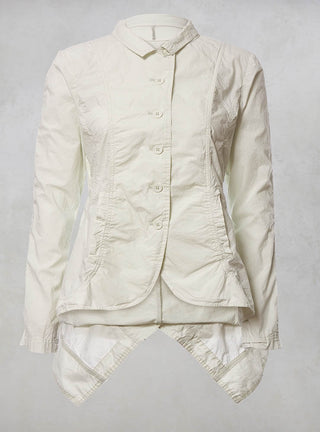 Panelled Jacket with Jersey Back in Mint