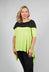 Hooded Top with High Low Hem in Light Green