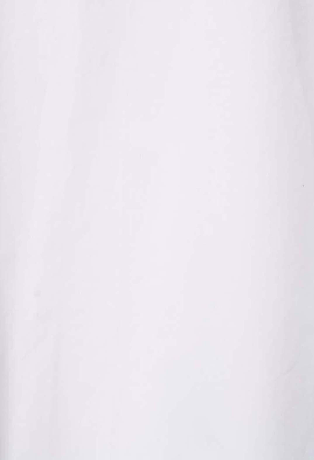 Flared Sleeved Top with Asymmetric Hem in White