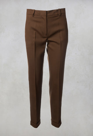 Tailored Trousers in Granato Tobacco