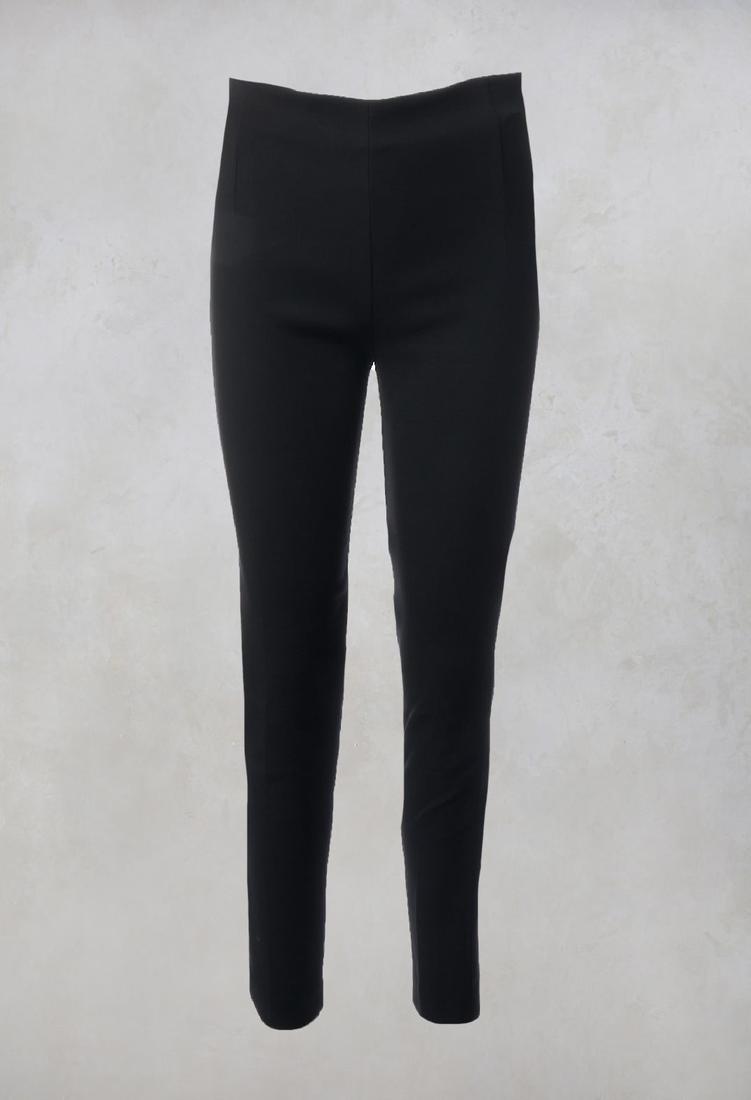 Skinny Leg Trousers in Modica Black