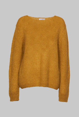 Knitted Jumper in Mustard