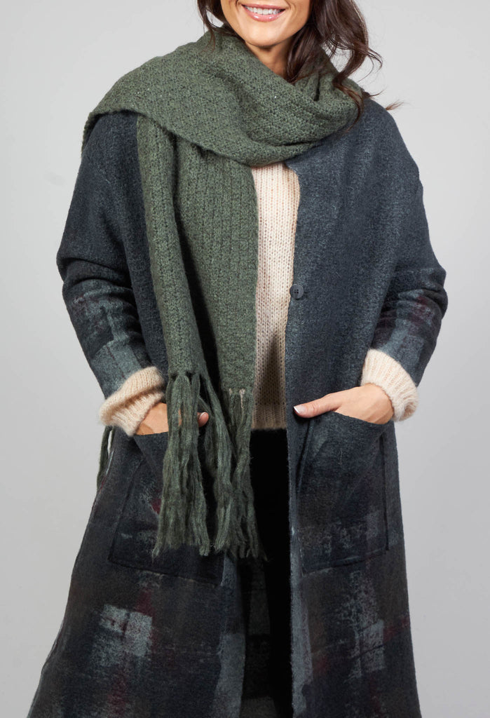Knitted Scarf in Mirto