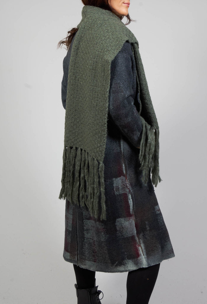 Knitted Scarf in Mirto