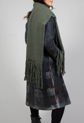 Knitted Scarf in Mirto