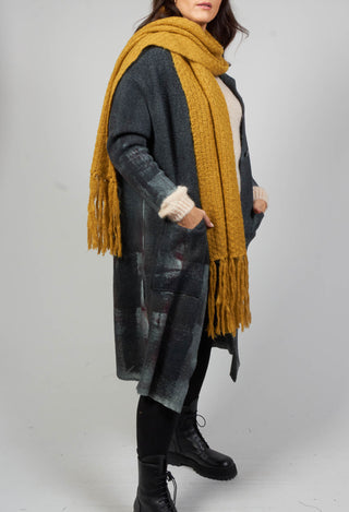 Knitted Scarf in Mustard