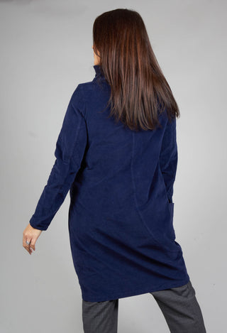Suede Roll Neck Dress in Mistery