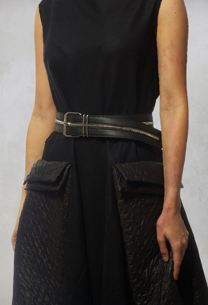 Zipped Belt in Intrigue
