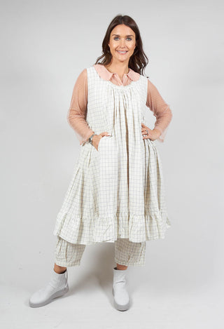 Line Dress in Flex Carreaux