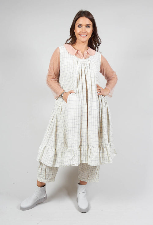 Line Dress in Flex Carreaux