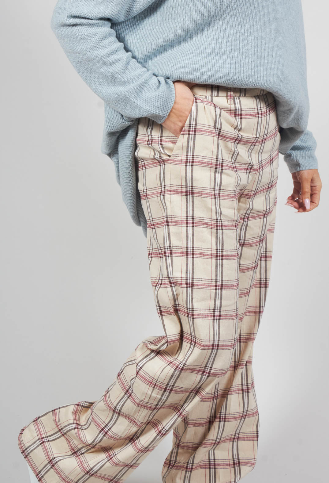 Harmony Trousers in Naturale / Brick / Marrone