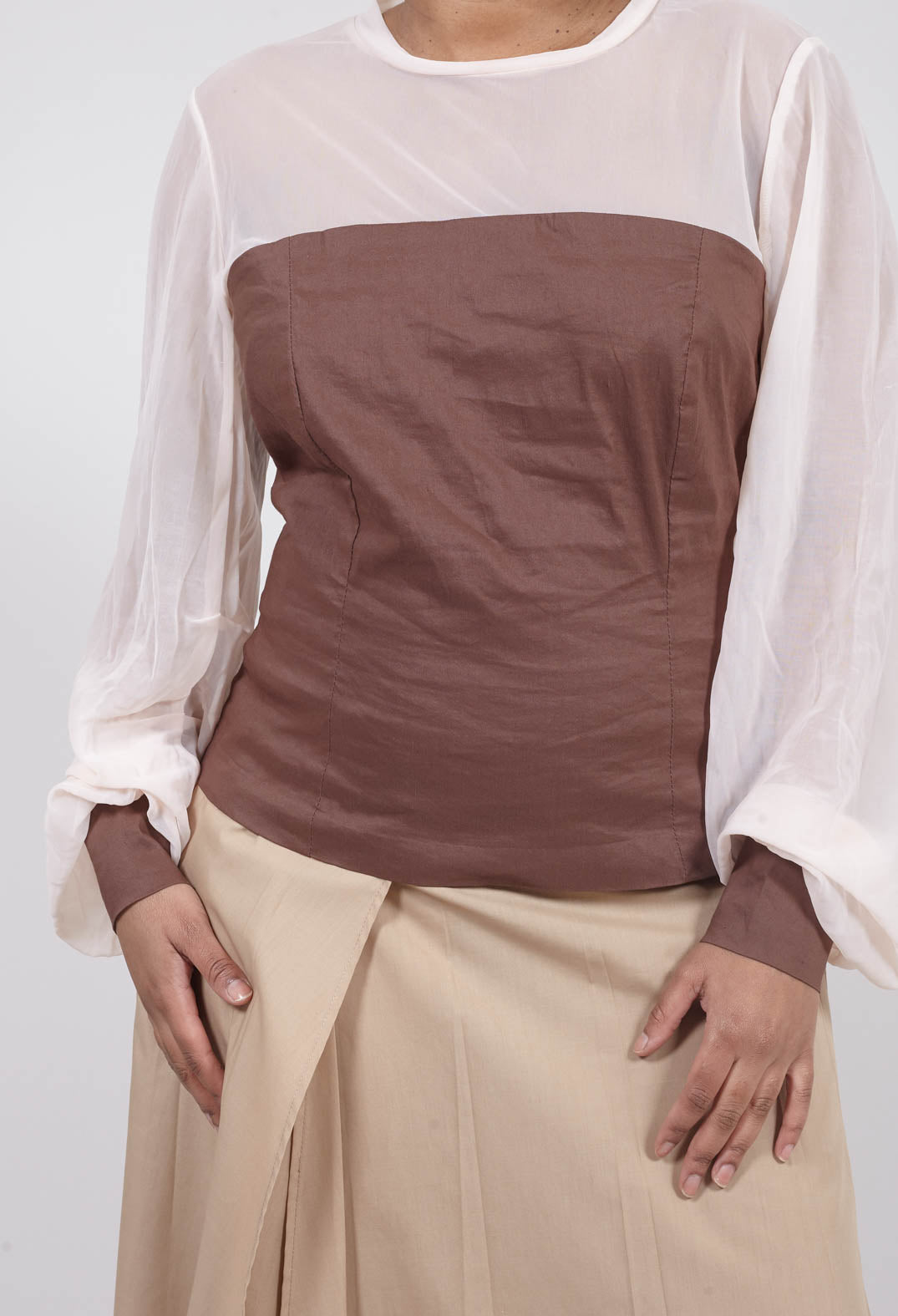 Blouse in Cioccolato