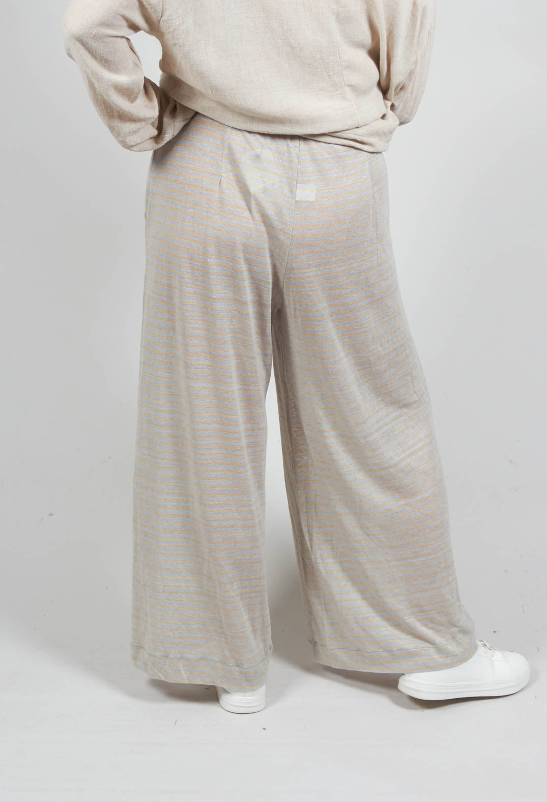 Ortigia Lino Trousers in Pale-Corda