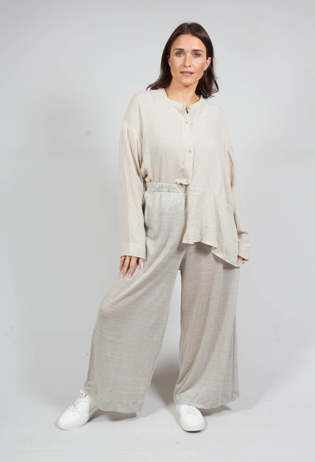 Ortigia Lino Trousers in Pale-Corda