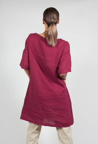 Shift Dress in Karkadè