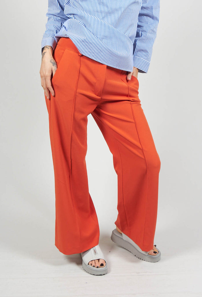 Tailored Trousers in Orange