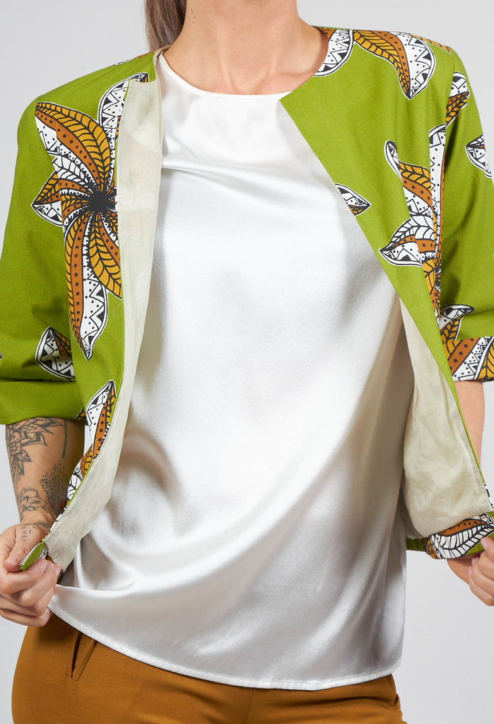Boxy Jacket in Forest