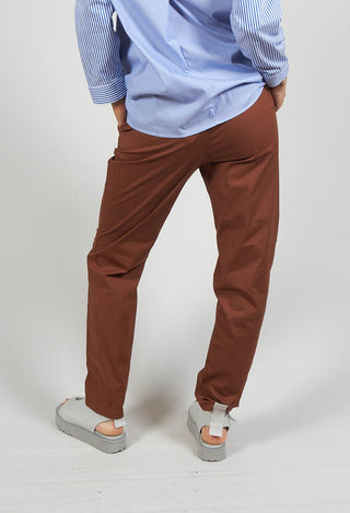 Straight Leg Trousers in Cocoa
