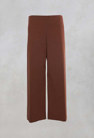 Wide Leg Trousers in Cocoa