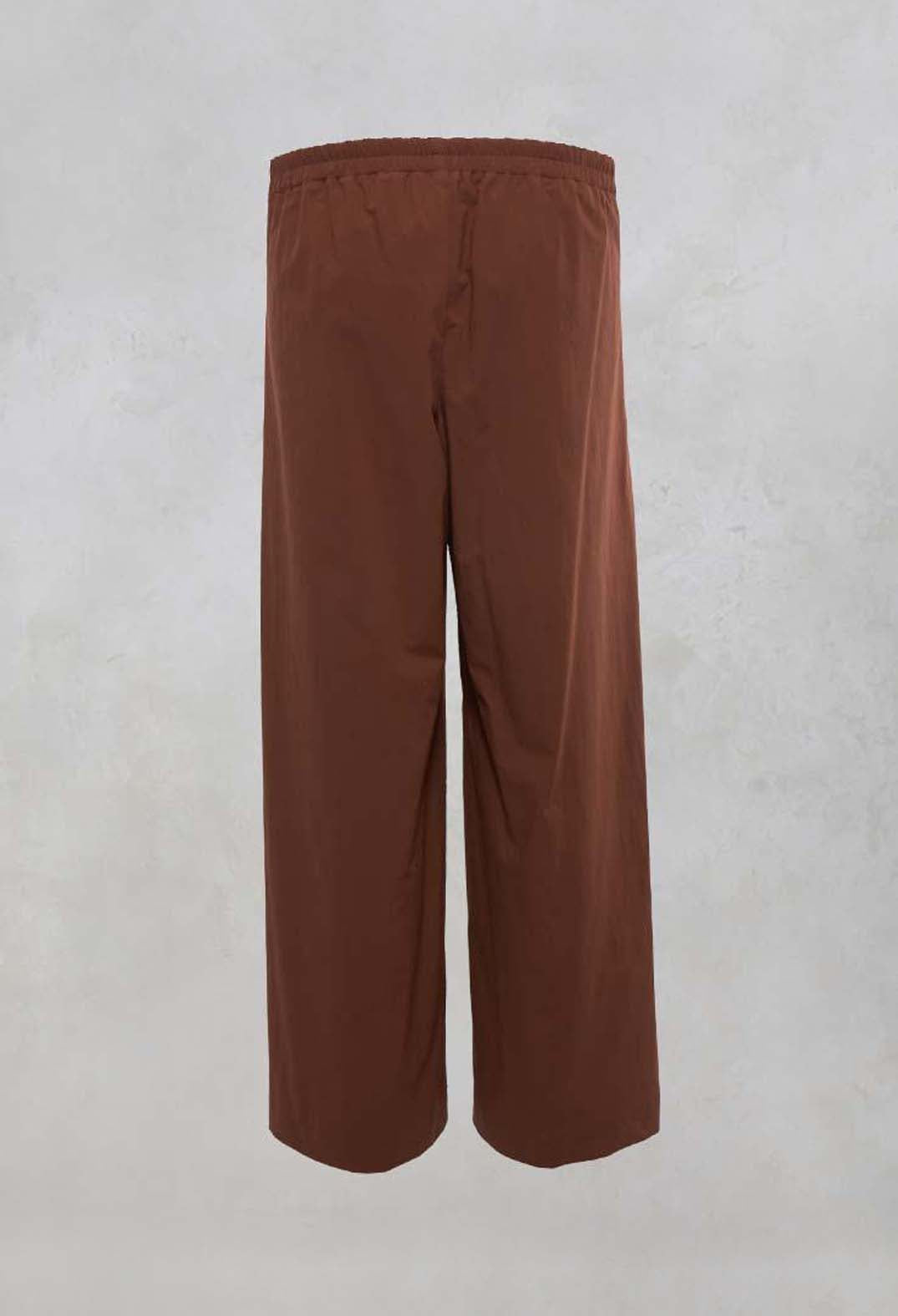 Wide Leg Trousers in Cocoa