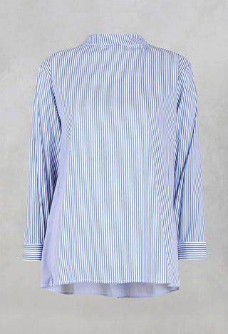 Striped Blouse in Night Blue