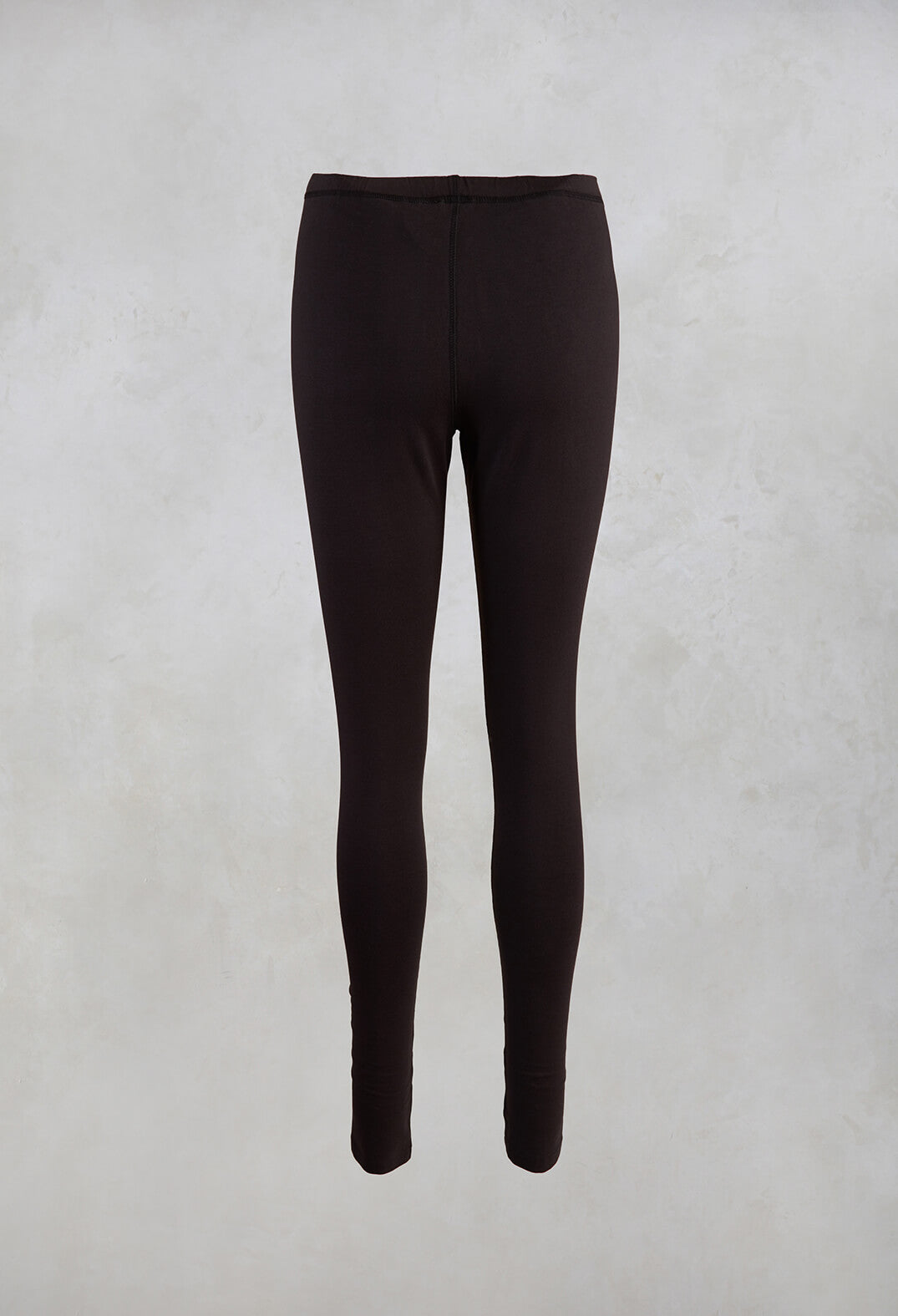 Cotton Elasticated Leggings in Vintage Black