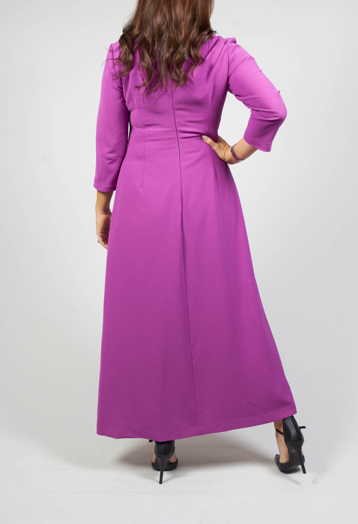 Tailored Maxi Dress in Ciclamino
