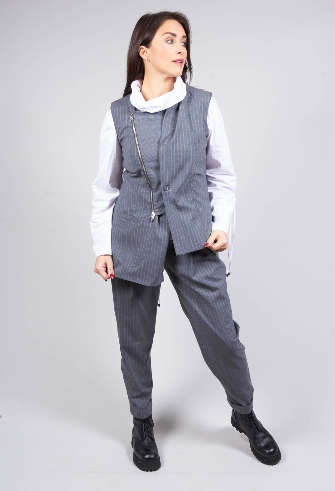 Tailored Trousers in Grey