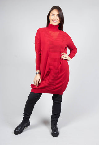Jumper Dress in Red