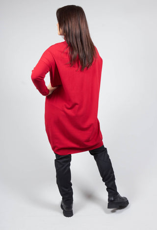 Jumper Dress in Red